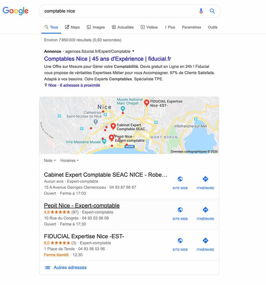 Comment gagner des places sur un mot clé - exemple 2