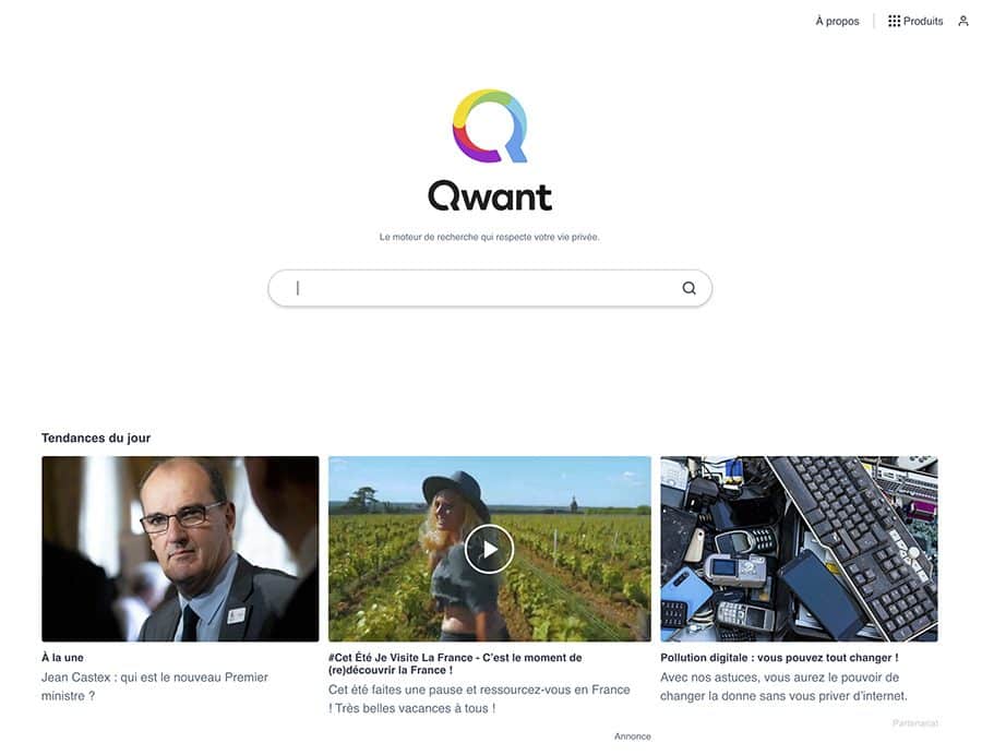 Qwant : respect de votre vie privée