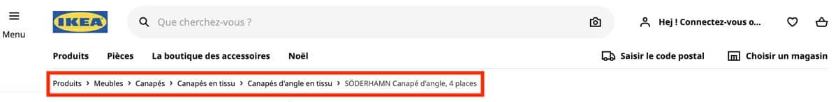 fil d'Ariane SEO ou breadcrumb