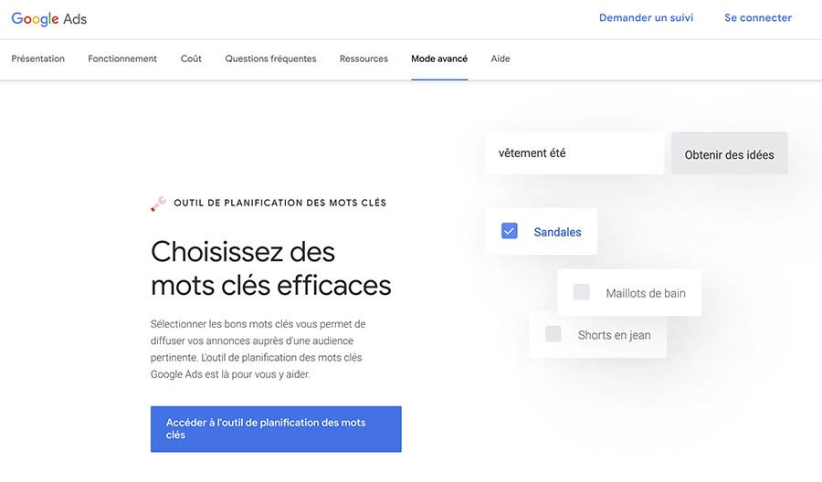 Google Adwords Planner