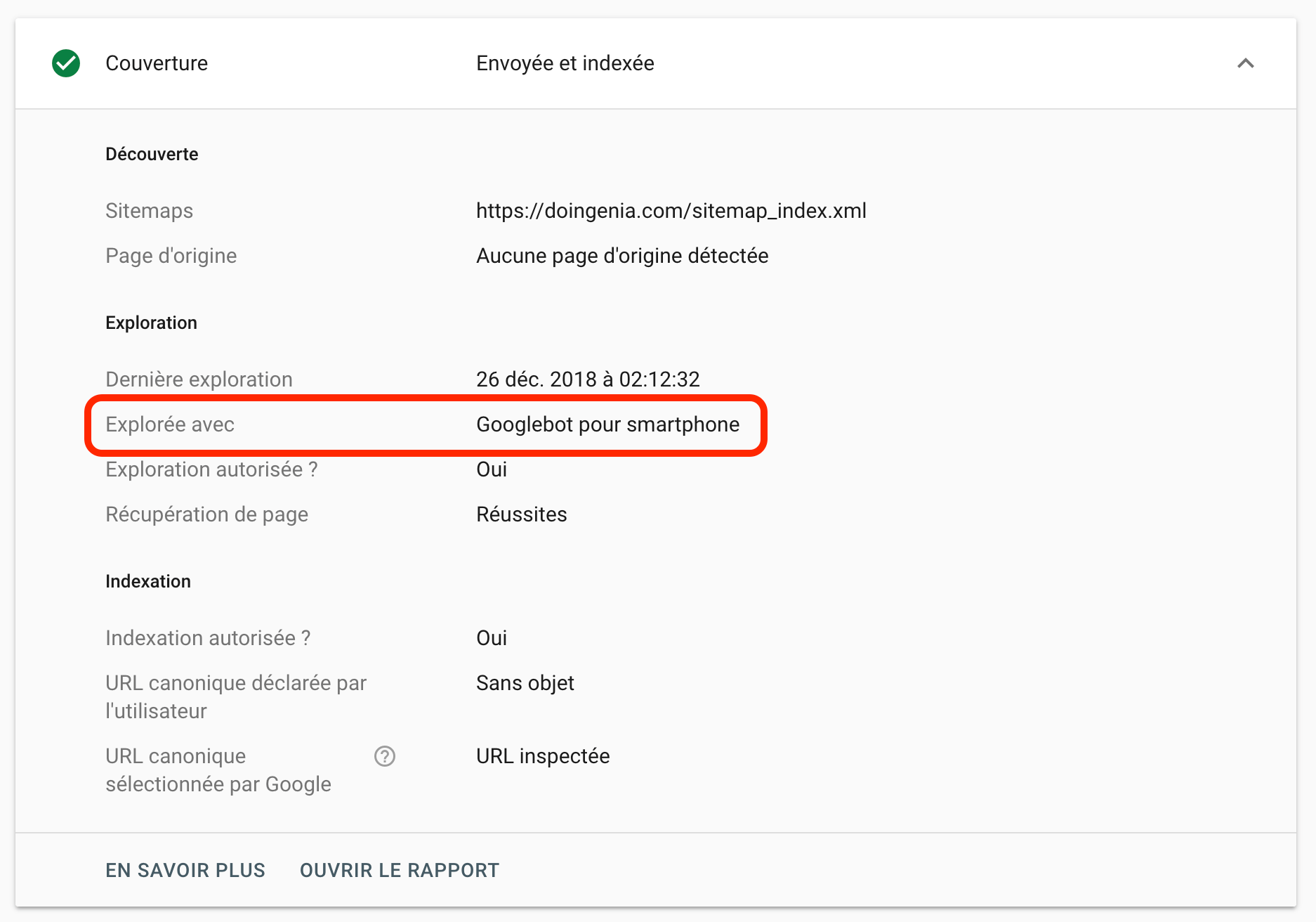 Optimisation Google pour les smartphone