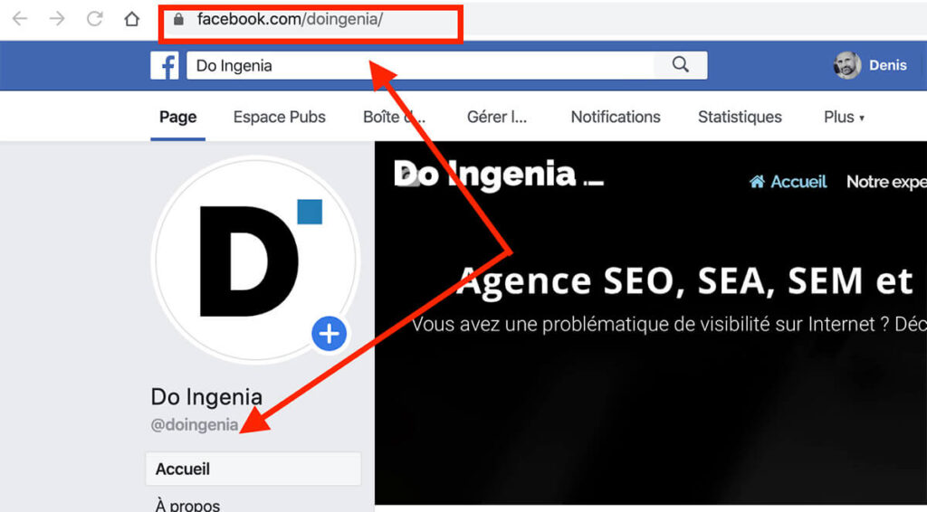 Personnaliser le nom de sa page Facebook