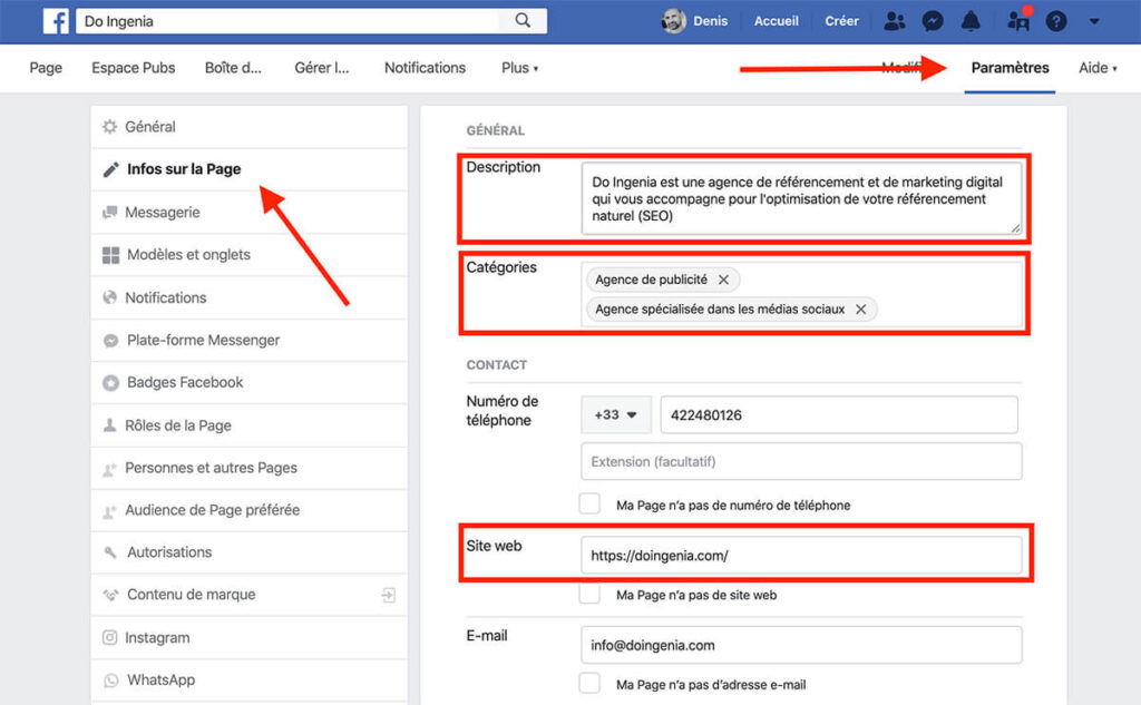 Comment referencer sa page Facebook